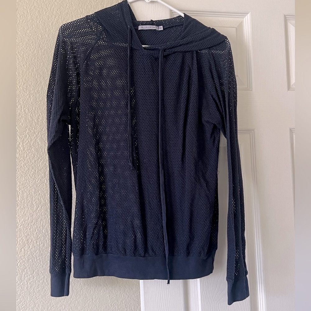 Michael Stars mesh hoodie